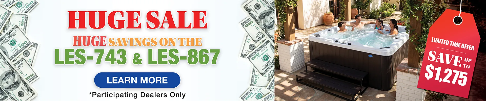 Calspas hot tub being used in a family setting - Bowling Green